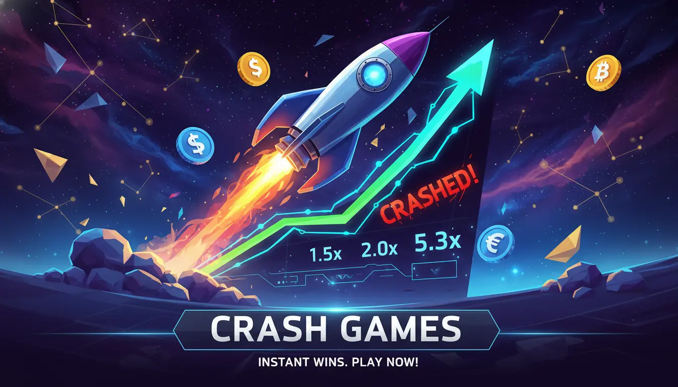 Spil crashspil hos Hugo casino